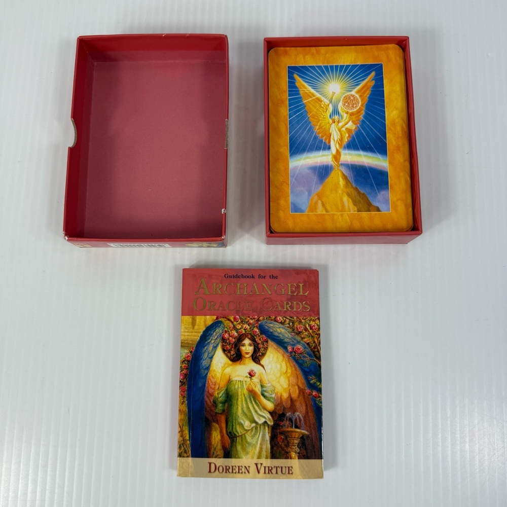 Vtg Archangel Oracle Cards Doreen Virtue 45 Card Deck w/ Guidebook 2004 Complete